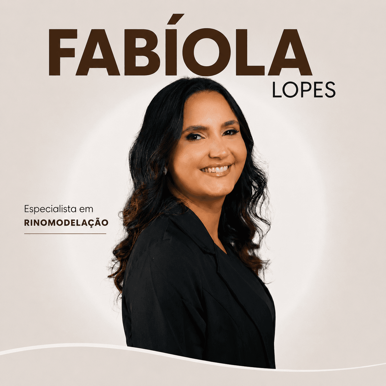 Dra. Fabíola Lopes — especialista em Rinomodelação (CRBM 08411)